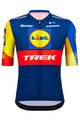 SANTINI Rövid ujjú kerékpáros mez - LIDL TREK 2024 - kék