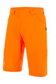 SANTINI Rövid kerékpáros nadrág kantár nélkül - SELVA MTB - narancssárga