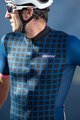 SANTINI Rövid ujjú kerékpáros mez - MITO GRIDO - rózsaszín/fekete/kék