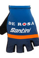 SANTINI Kerékpáros kesztyű rövid ujjal - DE ROSA 2019 - kék
