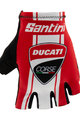SANTINI Kerékpáros kesztyű rövid ujjal - DUCATI CORSE 2019 - fekete