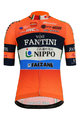 SANTINI Rövid ujjú kerékpáros mez - NIPPO FANTINI 2019 - kék/fekete/narancssárga/fehér