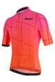 SANTINI Rövid ujjú kerékpáros mez - TONO PURO - rózsaszín/bordó/narancssárga