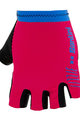 SANTINI Kerékpáros kesztyű rövid ujjal - LUCE - rózsaszín/kék