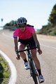 SANTINI Rövid ujjú kerékpáros mez - GIADA POP LADY - rózsaszín/kék