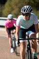 SANTINI Rövid ujjú kerékpáros mez - GIADA POP LADY - fehér/rózsaszín/világoskék