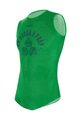 SANTINI Ujjatlan kerékpáros póló - CROWN - zöld