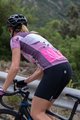 SANTINI Rövid kerékpáros nadrág kantár nélkül - PRO ALBA LADY - fekete
