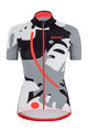 SANTINI Rövid kerékpáros mez rövidnadrággal - GIADA MAUI LADY - fekete/fehér/szürke