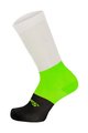 SANTINI Klasszikus kerékpáros zokni - BENGAL - fekete/fehér/zöld