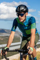 SANTINI Rövid ujjú kerékpáros mez - DELTA OPTIC - zöld/kék