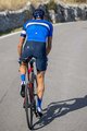SANTINI Rövid ujjú kerékpáros mez - SLEEK BENGAL - fehér/kék