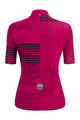 SANTINI Rövid kerékpáros mez rövidnadrággal - GIADA OPTIC LADY - rózsaszín/fekete