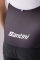 SANTINI Rövid kerékpáros nadrág kantárral - TOUR DE FRANCE 2022 - fekete/zöld