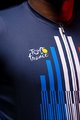 SANTINI Rövid ujjú kerékpáros mez - TOUR DE FRANCE 2022 - fehér/piros/kék