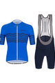 SANTINI Rövid kerékpáros mez rövidnadrággal - TONO PROFILO - kék