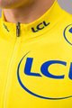 SANTINI Rövid ujjú kerékpáros mez - TOUR DE FRANCE 2024 - sárga