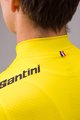 SANTINI Rövid ujjú kerékpáros mez - TOUR DE FRANCE 2024 - sárga