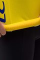 SANTINI Rövid ujjú kerékpáros mez - TOUR DE FRANCE 2024 - sárga