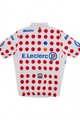 SANTINI Rövid ujjú kerékpáros mez - TOUR DE FRANCE - fehér/piros