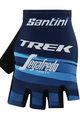 SANTINI Kerékpáros kesztyű rövid ujjal - TREK 2019 RACE LADY - fekete/kék