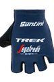 SANTINI Kerékpáros kesztyű rövid ujjal - TREK SEGAFREDO 2021 - kék