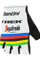 SANTINI Kerékpáros kesztyű rövid ujjal - TREK SEGAFREDO 2020 - fehér/színes