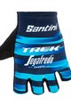SANTINI Kerékpáros kesztyű rövid ujjal - TREK 2020 LADY - kék/fekete