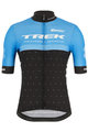 SANTINI Rövid ujjú kerékpáros mez - TREK CXC 2020 - világoskék/fekete