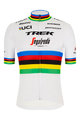 SANTINI Rövid ujjú kerékpáros mez - TREK SEGAFREDO 2020 - fehér