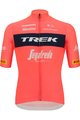 SANTINI Rövid ujjú kerékpáros mez - TREK SEGAFREDO 2022 FAN LINE - rózsaszín