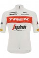 SANTINI Rövid ujjú kerékpáros mez - TREK SEGAFREDO 2022 FAN LINE - piros/fehér