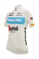 SANTINI Rövid ujjú kerékpáros mez - TREK SEGAFREDO 2022 LADY FAN LINE - kék/fehér