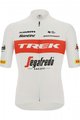 SANTINI Rövid ujjú kerékpáros mez - TREK SEGAFREDO 2022 ORIGINAL - piros/fehér