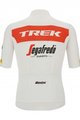 SANTINI Rövid ujjú kerékpáros mez - TREK SEGAFREDO 2022 ORIGINAL - piros/fehér