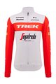 SANTINI Hosszú ujjú kerékpáros mez - TREK SEGAFREDO 2023 WINTER - piros/fehér