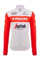 SANTINI Hosszú ujjú kerékpáros mez - TREK SEGAFREDO 2023 WINTER - piros/fehér