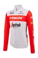 SANTINI Hosszú ujjú kerékpáros mez - TREK SEGAFREDO 2023 WINTER - piros/fehér