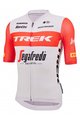 SANTINI Rövid ujjú kerékpáros mez - TREK SEGAFREDO 2023 ORIGINAL - piros/fehér