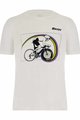 SANTINI Rövid ujjú kerékpáros póló - TT UCI OFFICIAL - fehér