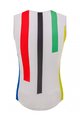 SANTINI Ujjatlan kerékpáros póló - UCI SALO' DEL GARDA 1962 - szivárványos/fehér