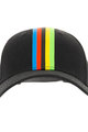 SANTINI Kerékpáros sapka - UCI BASEBALL - szivárványos/fekete