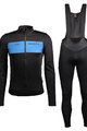 SCOTT Kerékpáros téli kabát és nadrág - RC WARM HYBRID WB - kék/fekete