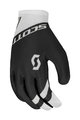 SCOTT Kerékpáros kesztyű hosszú ujjal - RC TEAM LF - fehér/fekete