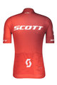 SCOTT Rövid kerékpáros mez rövidnadrággal - RC PRO 2021 - piros/fekete