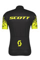 SCOTT Rövid kerékpáros mez rövidnadrággal - RC TEAM 10 - fekete/sárga