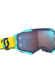 SCOTT Kerékpáros szemüveg - FURY - kék/sárga