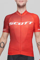 SCOTT Rövid ujjú kerékpáros mez - RC PRO 2021 - piros/fehér
