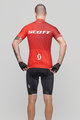 SCOTT Rövid kerékpáros mez rövidnadrággal - RC PRO 2021 - piros/fekete
