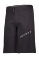 SCOTT Rövid kerékpáros nadrág kantár nélkül - ENDURANCE LS/FIT W/PAD - fekete